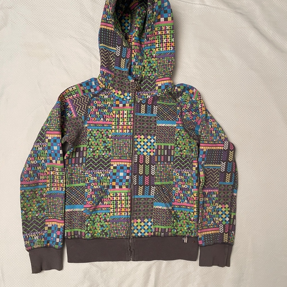 TNA Multicolor Patchwork Women's Puffer